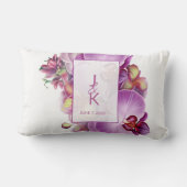 オリジナルモノグラムスロー枕 ランバークッション (裏面)