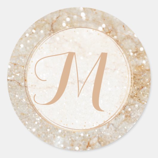 オリジナルモノグラム輝き ラウンドシール (正面)