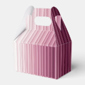オリジナルモノグラム ピンクグラデーション 縦型ギフトボックス フェイバーボックス (裏面サイド)