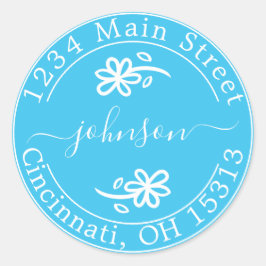 オリジナルラウンド リターン アドレス クラシックラウンド ラウンドシール