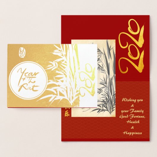 オリジナルラッツバンブ絵画ーズ2020ラグジュアリーフォイルGC3 箔カード (ディスプレー)