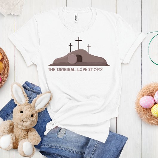 オリジナルラブストーリークリスチャン男性へギフト Tシャツ