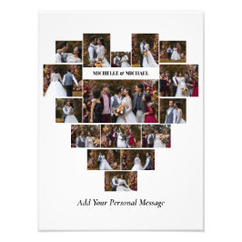 オリジナルラブ ハート型 フォトコラージュをデザイン フォトプリント