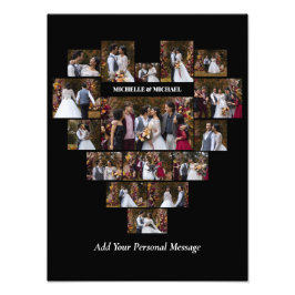 オリジナルラブ ハート型 フォトコラージュをデザイン フォトプリント           