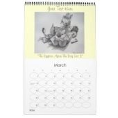 オリジナルランドスケープの芸術ジュスティング犬の馬2021 カレンダー (3月 2026)