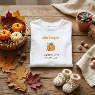 オリジナルリトルパンプキンベイビーブランケット ベビーTシャツ