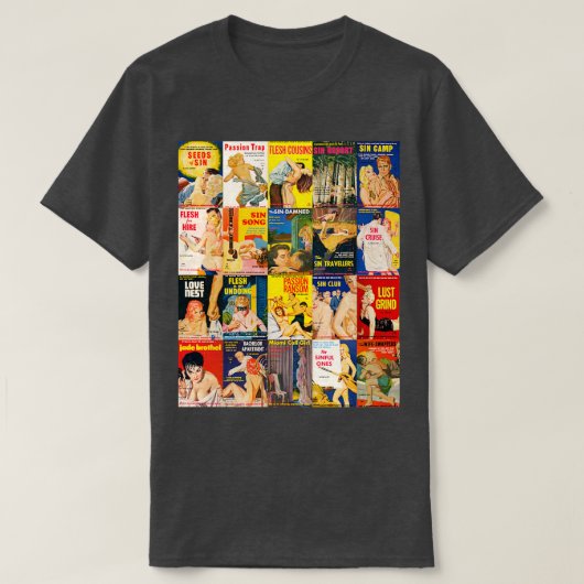 オリジナルリードナイトスタンドペーパーバックブック Tシャツ (デザイン正面)