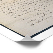 オリジナルルイジアナ1803年の購入条約 ポスター (角)