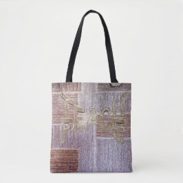 オリジナルレザーカーペットクラフトテクスチャ トートバッグ