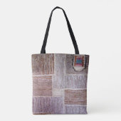 オリジナルレザーカーペットクラフトテクスチャ トートバッグ (裏面)