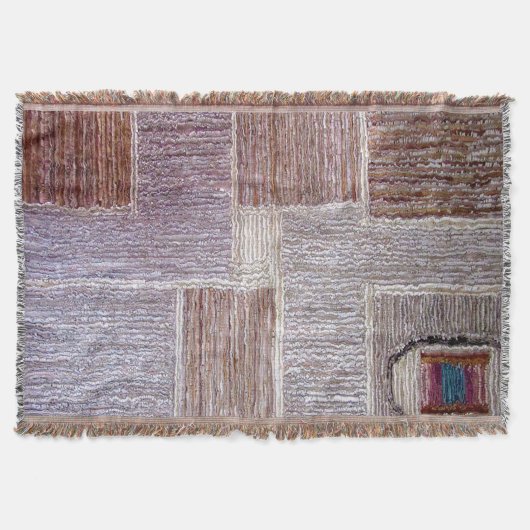 オリジナルレザーカーペットクラフト スローブランケット (正面)