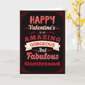 オリジナルレシピピンク色のバレンタインカード カード (黄色い花)