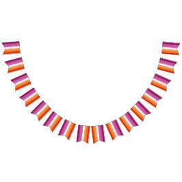 オリジナルレズビアン国旗の品揃えガーランド バンティングフラッグ