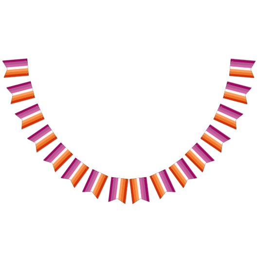 オリジナルレズビアン国旗の品揃えガーランド バンティングフラッグ (全)