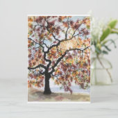 オリジナルレッドツリーアートオンカ空白のード 招待状 (スタンド正面)