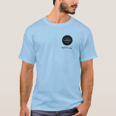 オリジナルロゴとテキストのビジネス Tシャツ (正面)