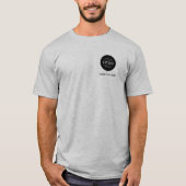 オリジナルロゴとテキストのビジネス Tシャツ (正面)