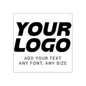 オリジナルロゴとテキスト ラバースタンプ (インプリント)