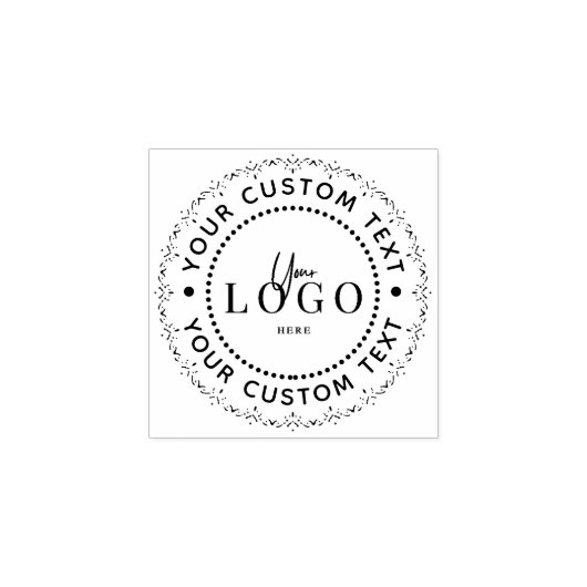 オリジナルロゴのゴムスタンプ ラバースタンプ (インプリント)