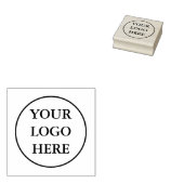 オリジナルロゴのゴム印 ラバースタンプ (押印)