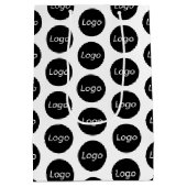 オリジナルロゴのプロフェッショナル包装 ミディアムペーパーバッグ (裏面)