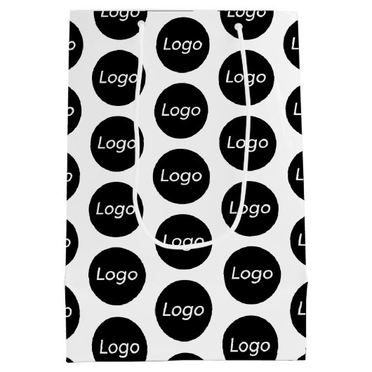 オリジナルロゴのプロフェッショナル包装 ミディアムペーパーバッグ (裏面)