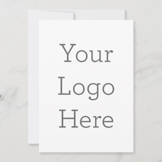 フラット招待状, サイズ: 12.7cm x 17.8cm, ペーパー: シグネチャーマット, 封筒: ホワイト (正面)