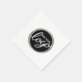 オリジナルロゴの業務用ナプキン スタンダードカクテルナプキン (角)