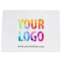 オリジナルロゴの紙ショッピングバッグ 企業プロモーションギフト