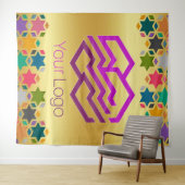 オリジナルロゴまたはイメージのタペストリー タペストリー (インサイチュ(横))