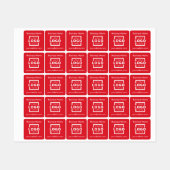 オリジナルロゴカスタムウェア プロモーション ブランド商品 ラベル (シート)