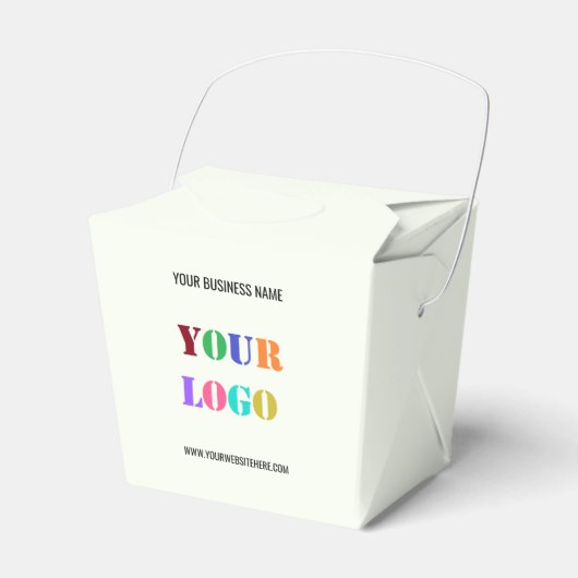 オリジナルロゴテキスト販促用特別ボックス フェイバーボックス (正面サイド)
