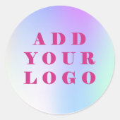 オリジナルロゴビジネス ラウンドシール (正面)