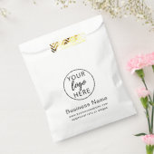 オリジナルロゴプリントの特典バッグ フェイバーバッグ (封をした状態)