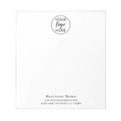 オリジナルロゴメモ帳 ノートパッド (正面)