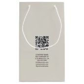 オリジナルロゴ入り プロモーション ギフトバッグ (裏面)