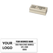 オリジナルロゴ名住所ゴムスタンプ ラバースタンプ (押印)