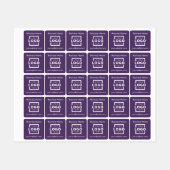 オリジナルロゴ カスタム ブラanded 衣類 ラベル (シート)