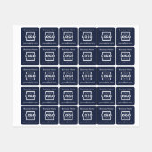 オリジナルロゴ カスタム ブラanded 衣類 ラベル (シート)