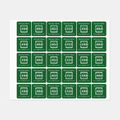 オリジナルロゴ カスタム ブラanded 衣類 ラベル (シート)