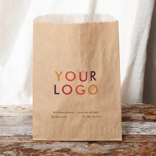 オリジナルロゴ ギフトバッグ フェイバーバッグ
