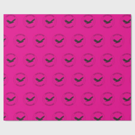 オリジナルロゴ ギフト 業務用 ギフト包装 コーポレート ラッピングペーパー (フラット)