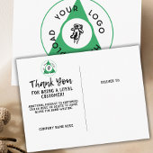 オリジナルロゴ サンクス ポストカード