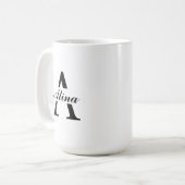 オリジナルロゴ デザイン コーヒーマグ コーヒーマグカップ (正面左)