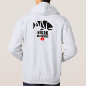 オリジナルロゴ – フード付きスウェットシャツ パーカ (裏面)