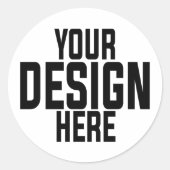 オリジナルロゴ 小規模事業所 個人仕様 ラウンドシール (正面)