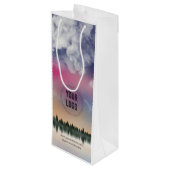 オリジナルロゴ | 販促用品 ワインギフトバッグ (裏面アングル)