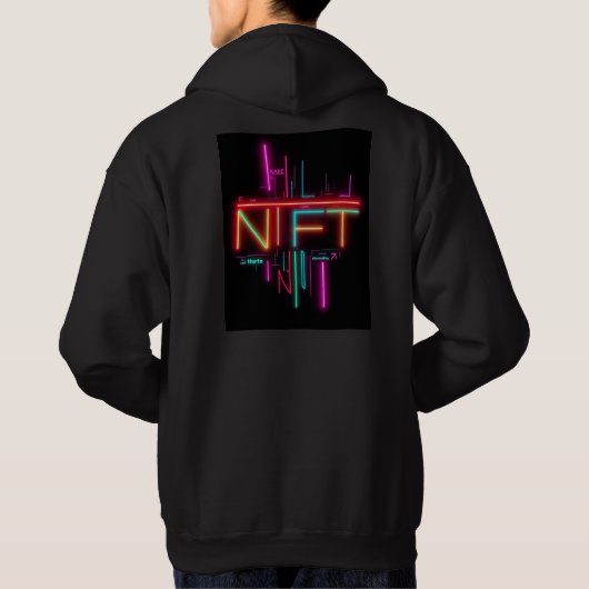 オリジナルロゴTシャツ フロント＆バックデザイン パーカ (裏面)