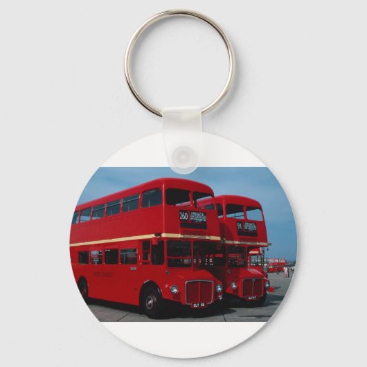 オリジナルロンドン「Routemaster」バス1954 キーホルダー (正面)