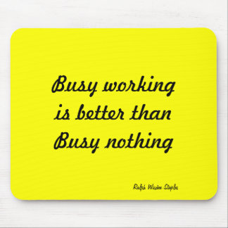 オリジナルワークスローガン マウスパッド